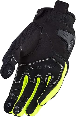 Miniatura 2 de LS2 Helmets Dart 2 Touring - Guantes para hombre (negroamarillo de alta visibilidad - L)