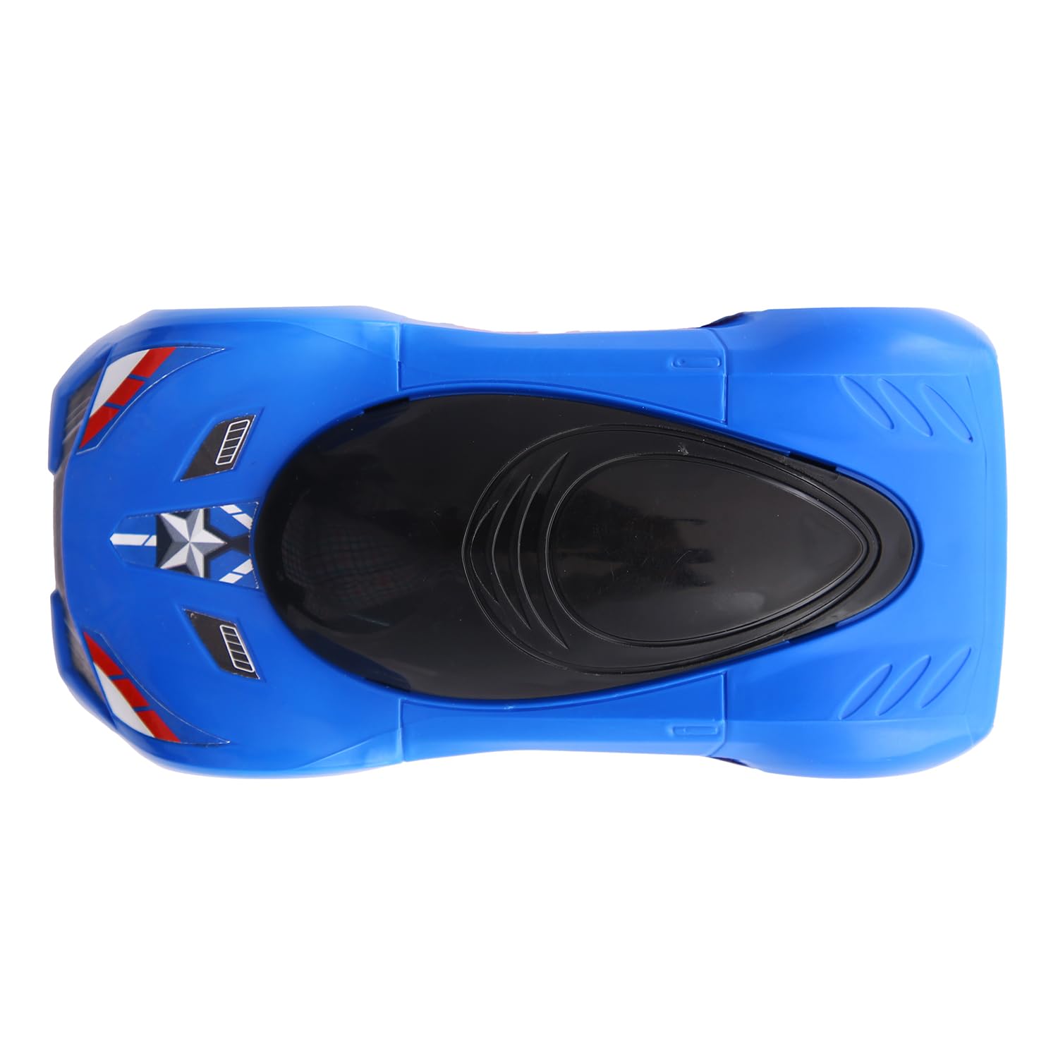 SKOODLE Marvel Pull-Back Hyper Car for Kids - Captain America Edition, Marvel Inspired Toy Cars with Sturdy and Long-Lasting Construction, Enhances Motor Skills and Fun Vehicle Toy for Gifting - Blue 3