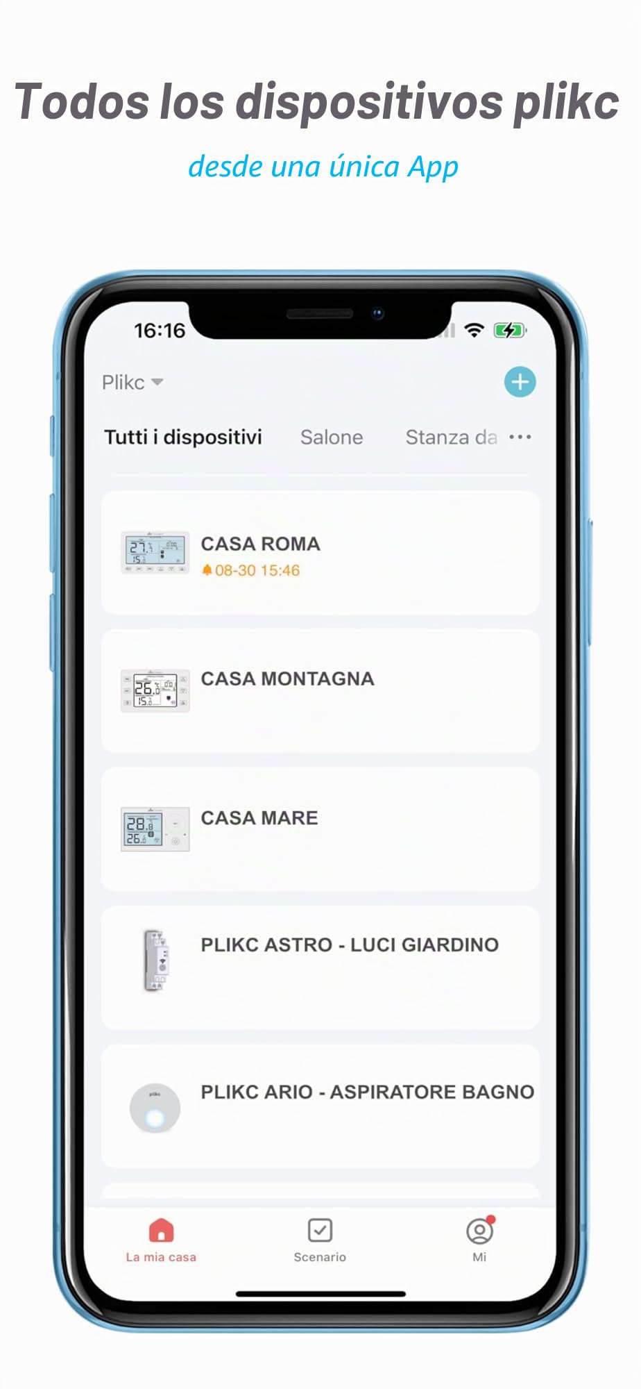 plikc - Termostato Digital WiFi de Doble Banda Compatible con Alexa - (Nieve Pro RFW)