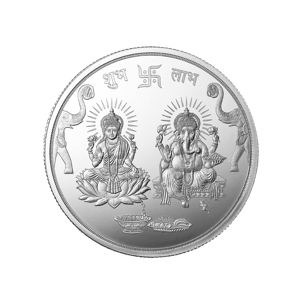 MMTC-PAMP 999.9 Purity Lakshmi Ganesh 20 gm Silver Coin (B09WKQXWBN) Amazon Price History, Amazon Price Tracker