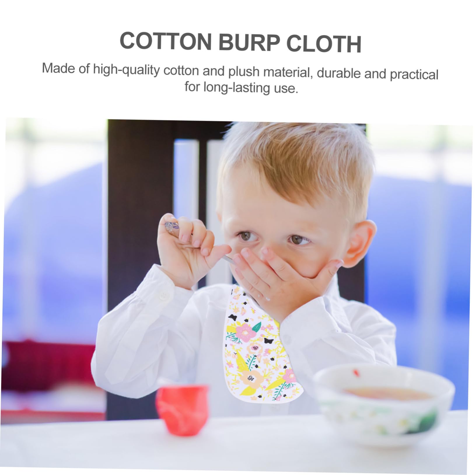 8 Stk Baby-lätzchen Babylätzchen Handtücher Babyhandtuch Schweißabsorbierendes Handtuch Rülpsen Lappen Geschenk Zur Babyparty Europäisch Und Amerikanisch Stillhandtuch Neugeboren