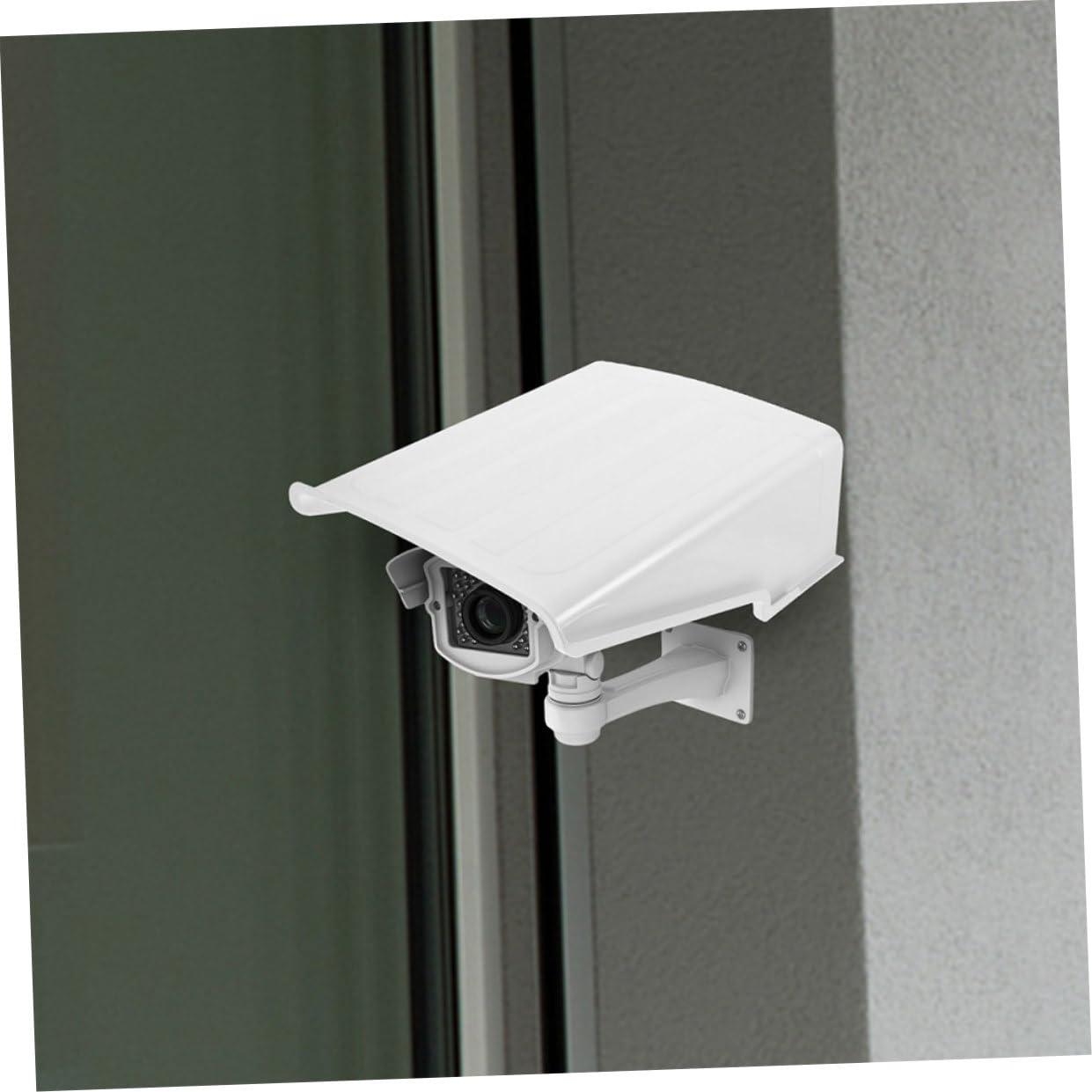 2 Juegos Protector para Cámara de Seguridad Cubierta para Exteriores Diseño Resistente la Intemperie y Protección Solar Instalación Fácil para CCTV y Exterior
