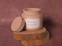 Vista 57 de 4Pcs Candle Jar Silicone Molds Set, Jars and Bottles with Lids Container Moulds, Striped Round Pot Molds for Making Uv Epoxy Plaster Concrete