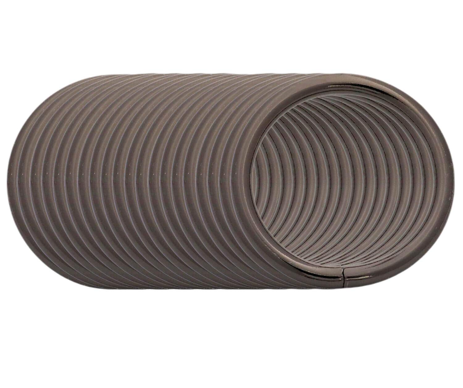 BIKICOCO 1-1/4'' Metal O-Ring Buckle Connector Round Loops Non Welded for Bags Webbing Purse and Belt Straps Gunmetal, Pack of 20