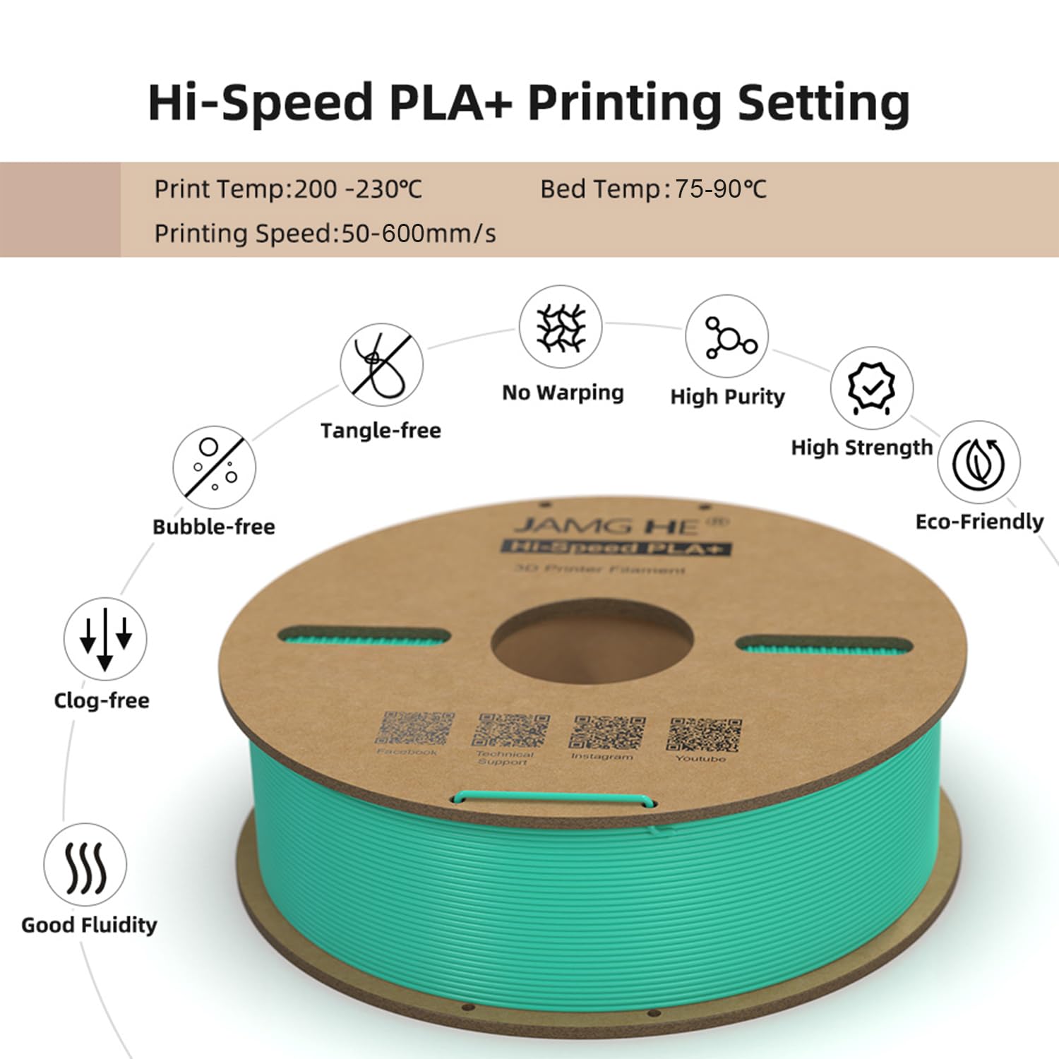 ELEGOO 8K Resin 3D-printerhars 1000 g Vanille, LCD 405nm UV 3D-hars Hoge precisie Snelle