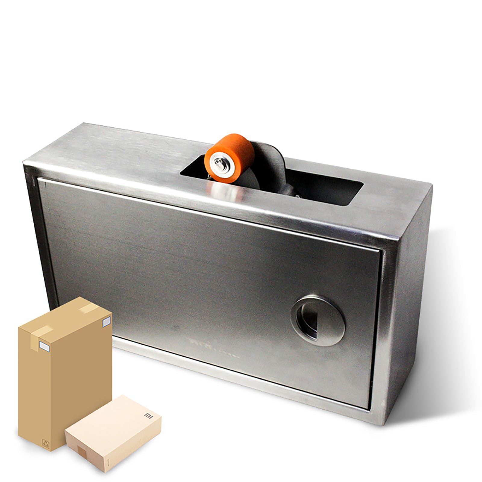 Macchina nastratrice Automatica - Taglierina per Nastro Adesivo Completamente Automatica con Lunghezza di sigillatura Regolabile per Piccole scatole, Ideale per imballaggi di Giocattoli