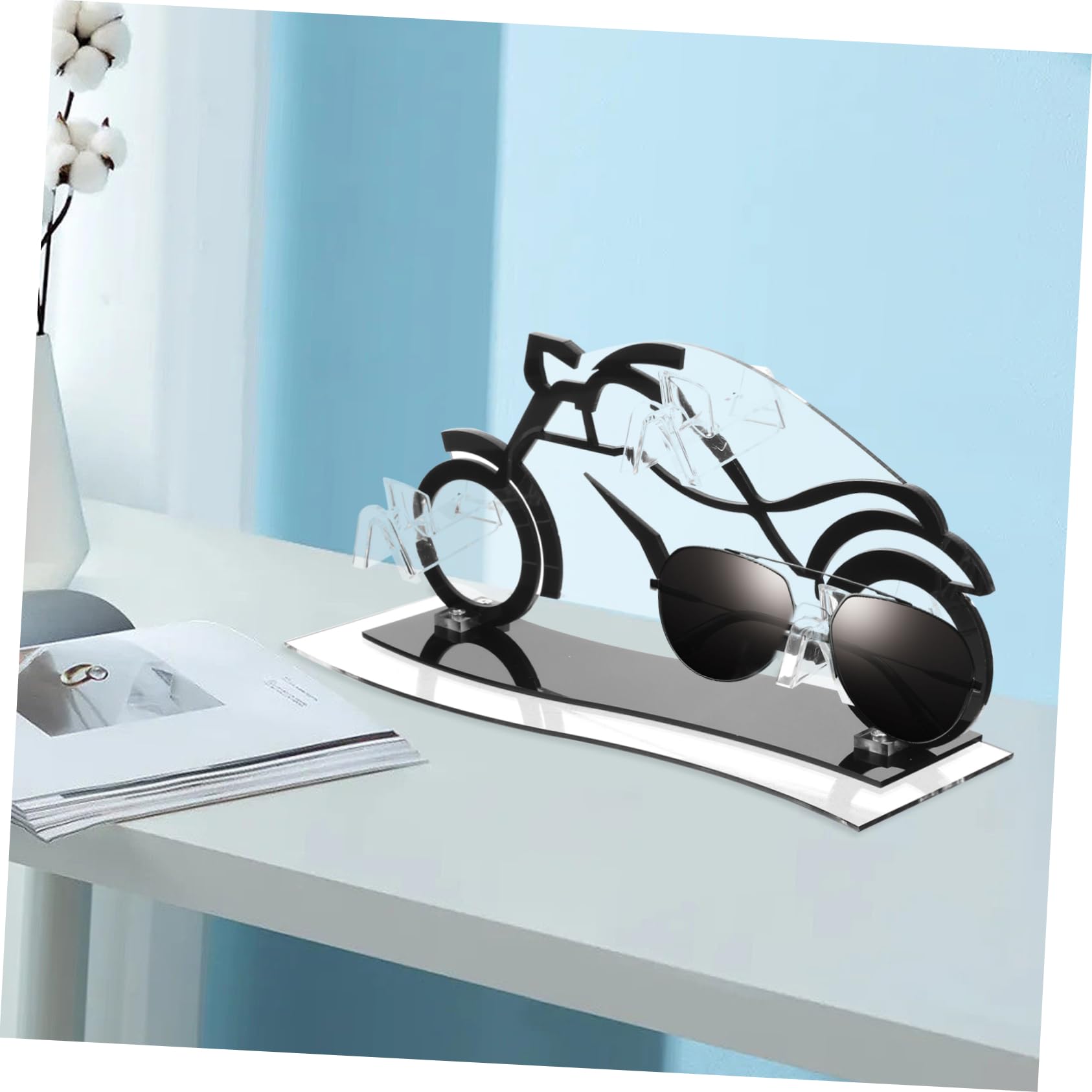 ABOOFAN 5St Brillenhalter sonnenbrille organizer ausstellungsständer brillenzubehör Brillen Organizer -Skulptur Sonnenbrillen-Präsentationsständer Brillenständer Riser Acryl