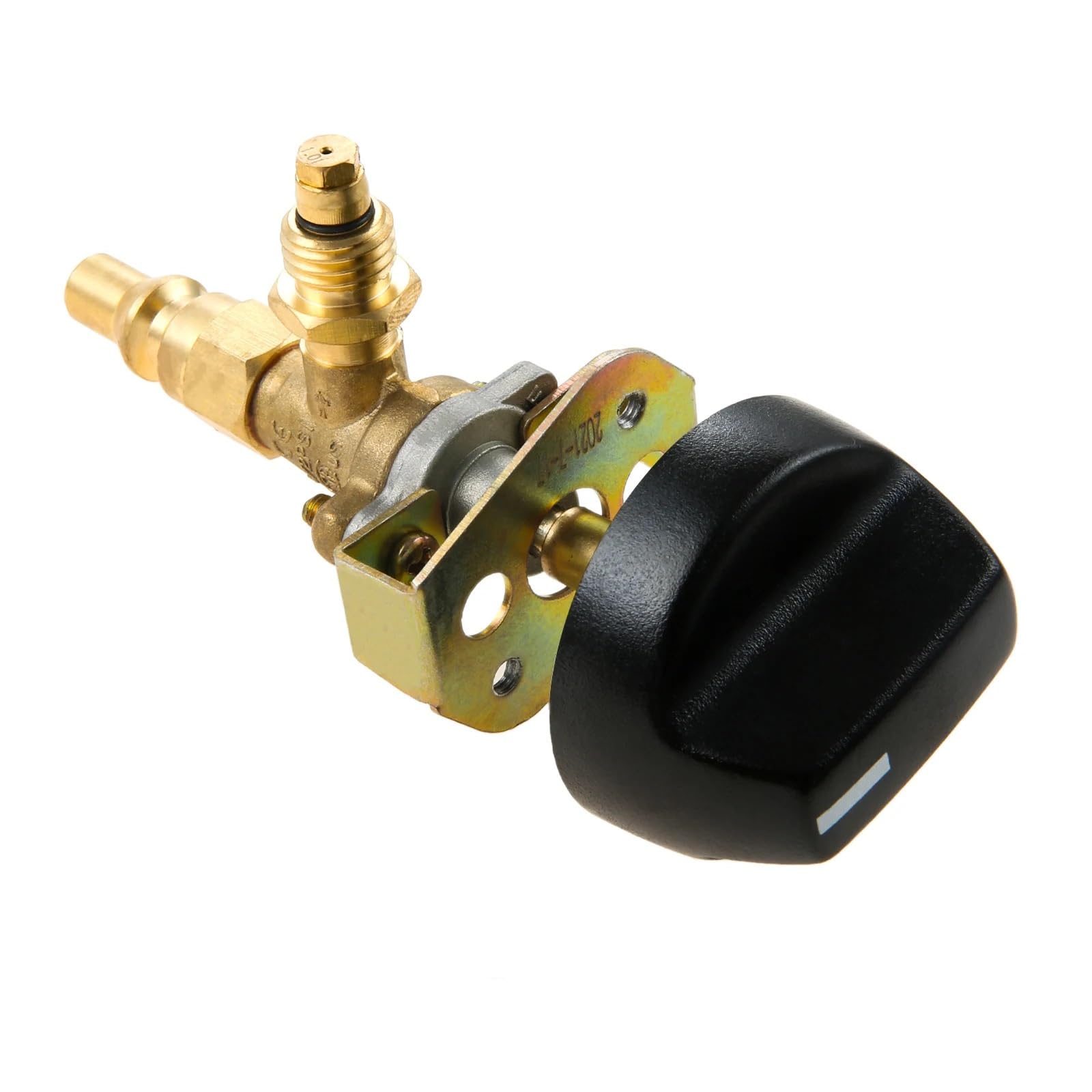 Valve de barbecue 57274 for 5500 grilles avec déconnexion rapide de 1/4 "pour alimentation de contrôle de camping-car ou de remorque