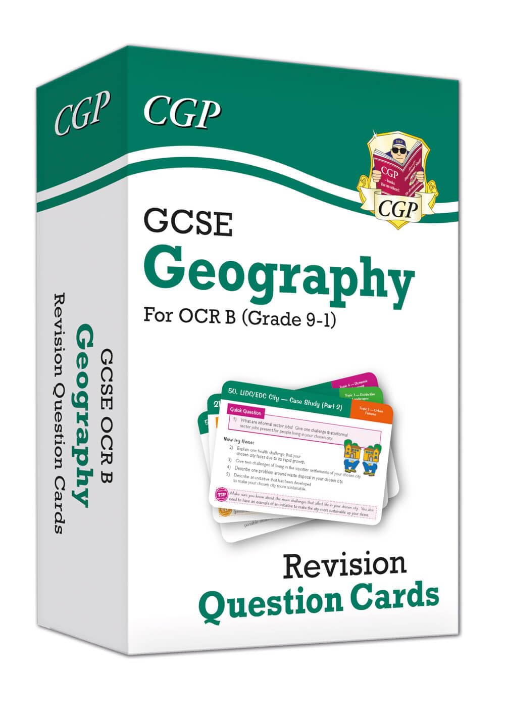 GCSE Geography OCR B Revision Question Cards: for the 2027 and 2028 exams (CGP OCR GCSE Geography)