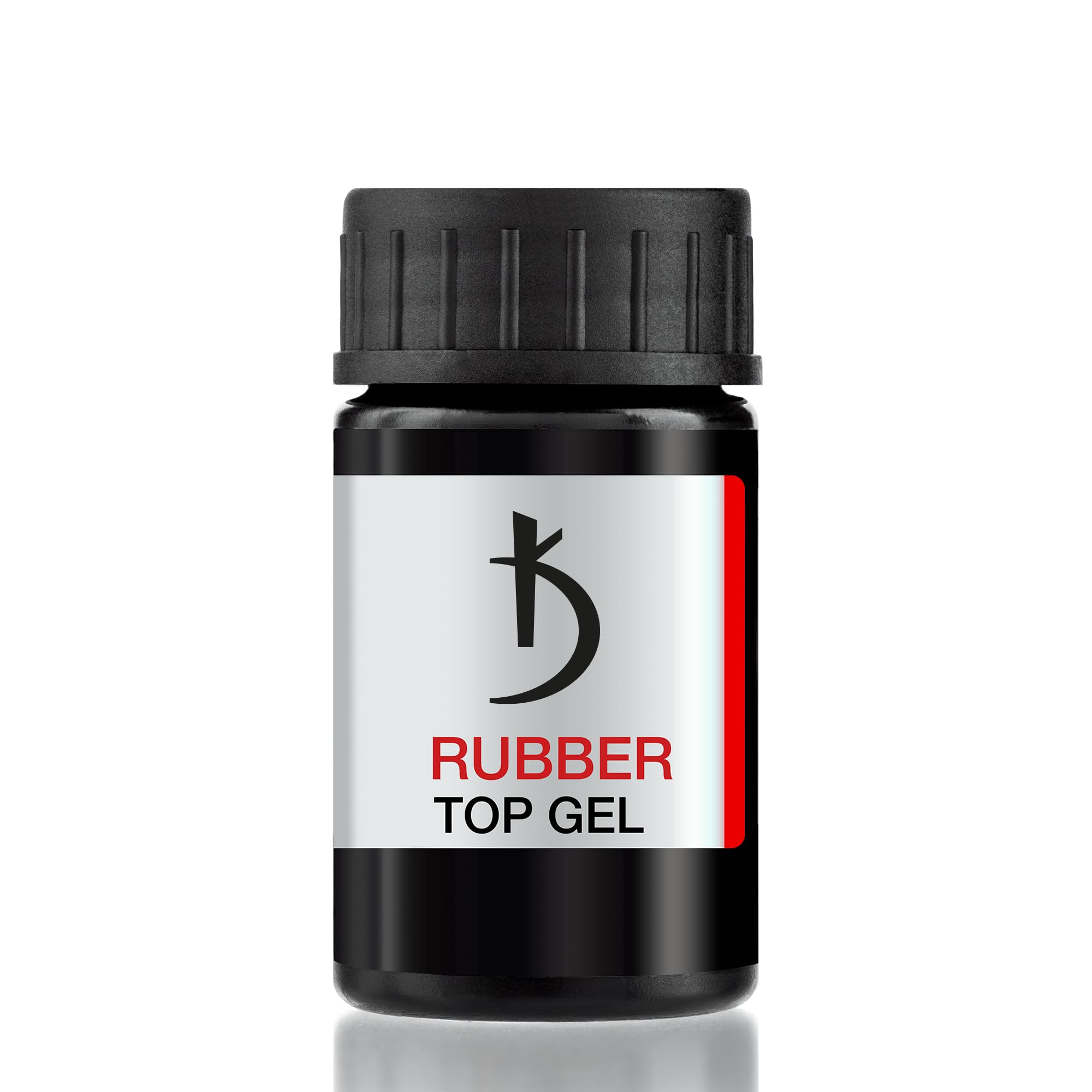 Rubber Top Coat Gel Polish UV LED Soak Off – Top Coat Brillante, Esmalte de uñas acabado brillante (14 ml)
