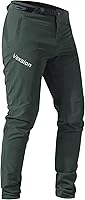 VEXALON Men's Mountain Bike Pants - Quick-Dry Breathable MTB BMX Downhill Cycling Pants with Knee Protection & Adjustable Waist