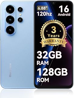 Blackview Wave 10 Téléphone Portable Pas Cher, Android 16 Smartphone 32GB+128GB/2TB, 32MP 13MP,6,88