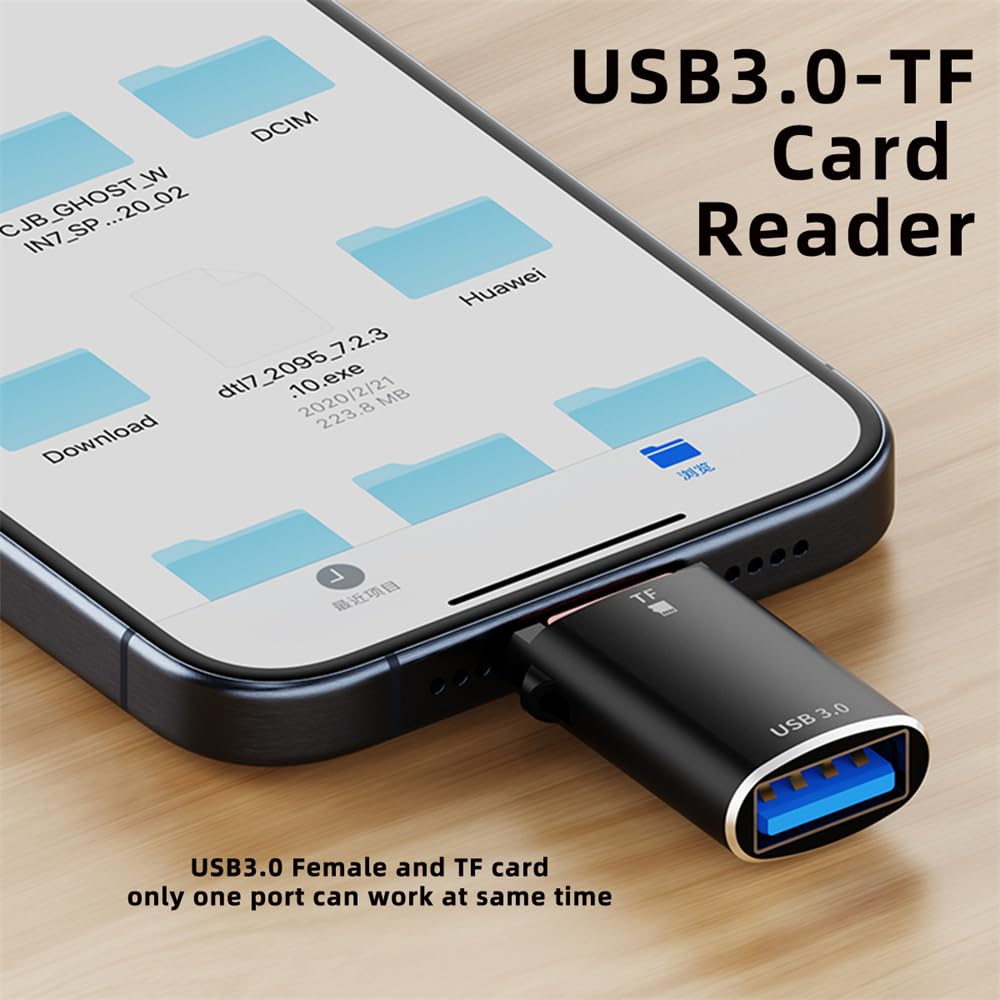 Adaptateur USB-C 5 En 1 - Lecteur Cartes SD/TF + Ports USB 3.0 + Charge PD 27W - Pour PC, Tablette, Téléphone