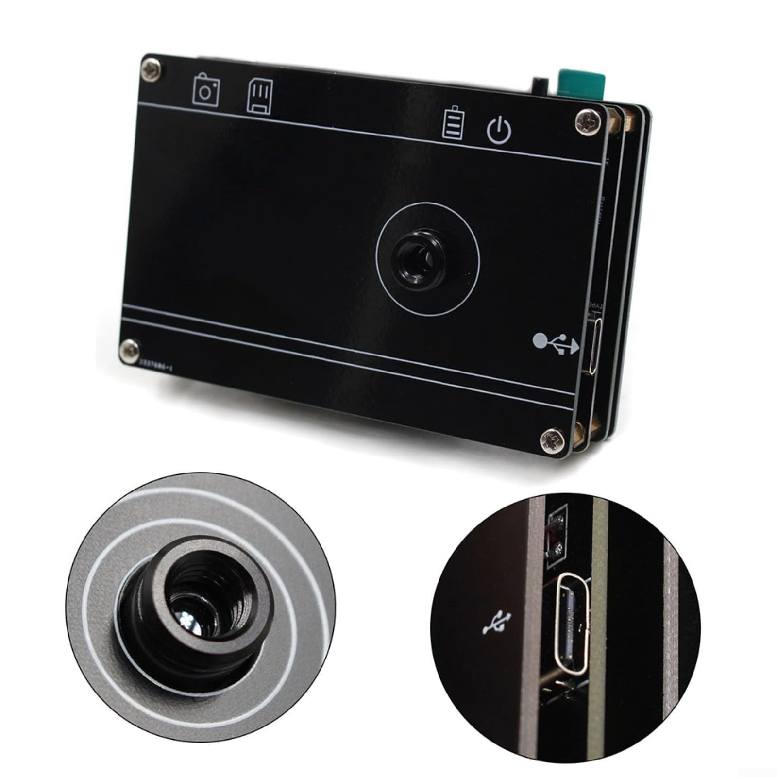 MLX90640 Cámara infrarroja de mano de imagen térmica, pantalla TFT de 28 pulgadas, sensor de 32 x 24, rango de temperatura de -40 ~ 300 ℃, recargable, para uso doméstico e industrial (largo