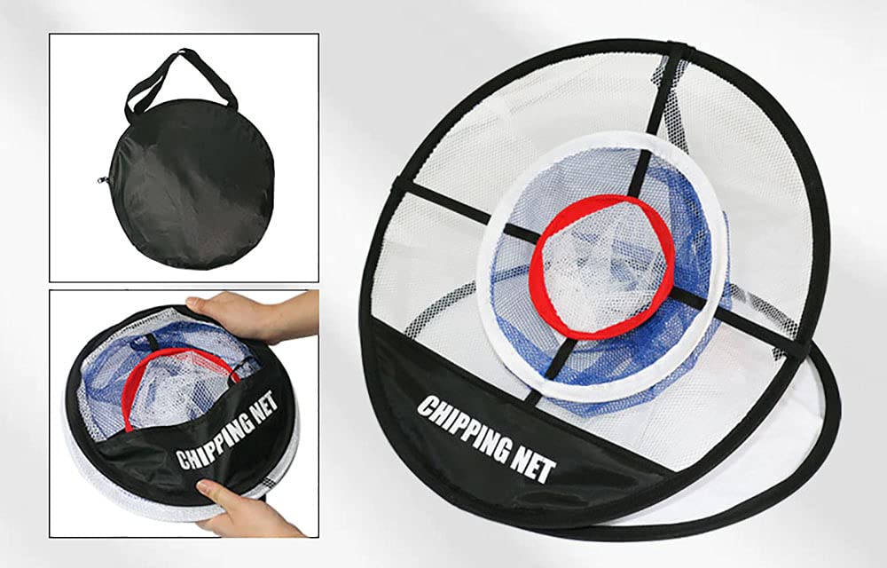 Red plegable portátil para jugar al golf, red de golf para practicar al aire libre, interior, patio trasero