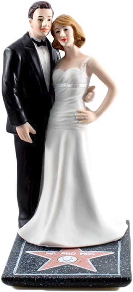 Weddingstar Hollywood Glamour Couple Stars for a Day Figurine : Amazon ...