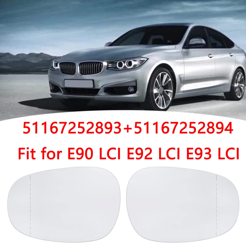 Amazon.com: Left/Right Car Door Wing Mirror Glass Rearview Mirror 