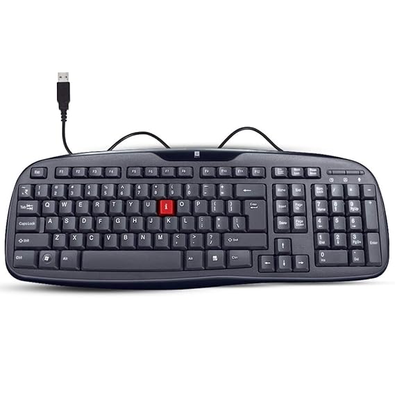 iBall Winner USB V2.0 Keyboard soft feel keys, Wired