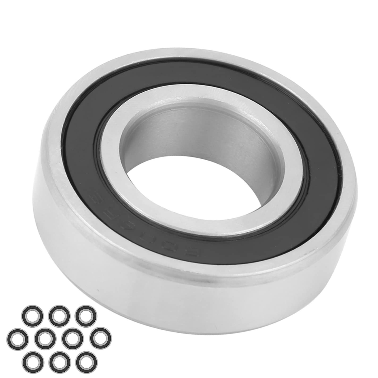 10pcs 6004-2RS1 Scellé scellé Scellé Baule à Billes - Steel, Faible Bruit, Longue Durée de Vie - Pour un Petit Passe-temps D'arbre/Stick de Passe-temps