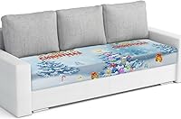 Vista 48 de Christmas Tree Couch Cushion Covers, Stretch Sofa Cover with Elastic Bottom, Merry Christmas Xmas Tree Snowflake Rustic Sofa Slipcovers Protector