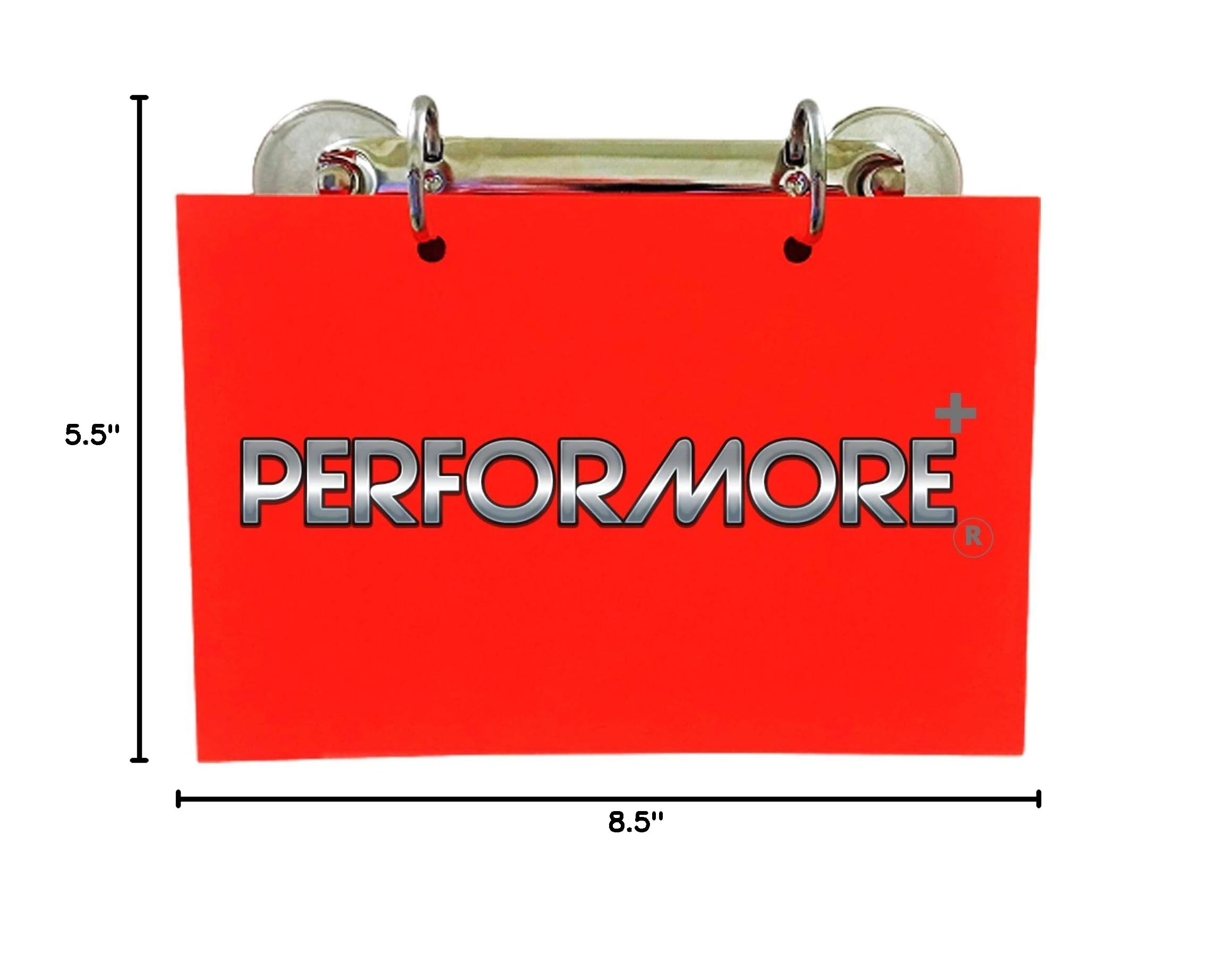 Magnetic 2 Ring Binder Mechanism, 1" D Shaped Rings, 10 Pack- For Hanging 5.5" Size Sheets of Paper