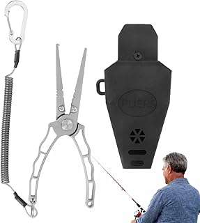 Cortador de linha de pesca - Cortador de trança de aço resistente com multifunções | Ferramentas de pesca Braçadeira de alicate para pesca em reservatório, pesca em rio, pesca em alto mar, Gonipol