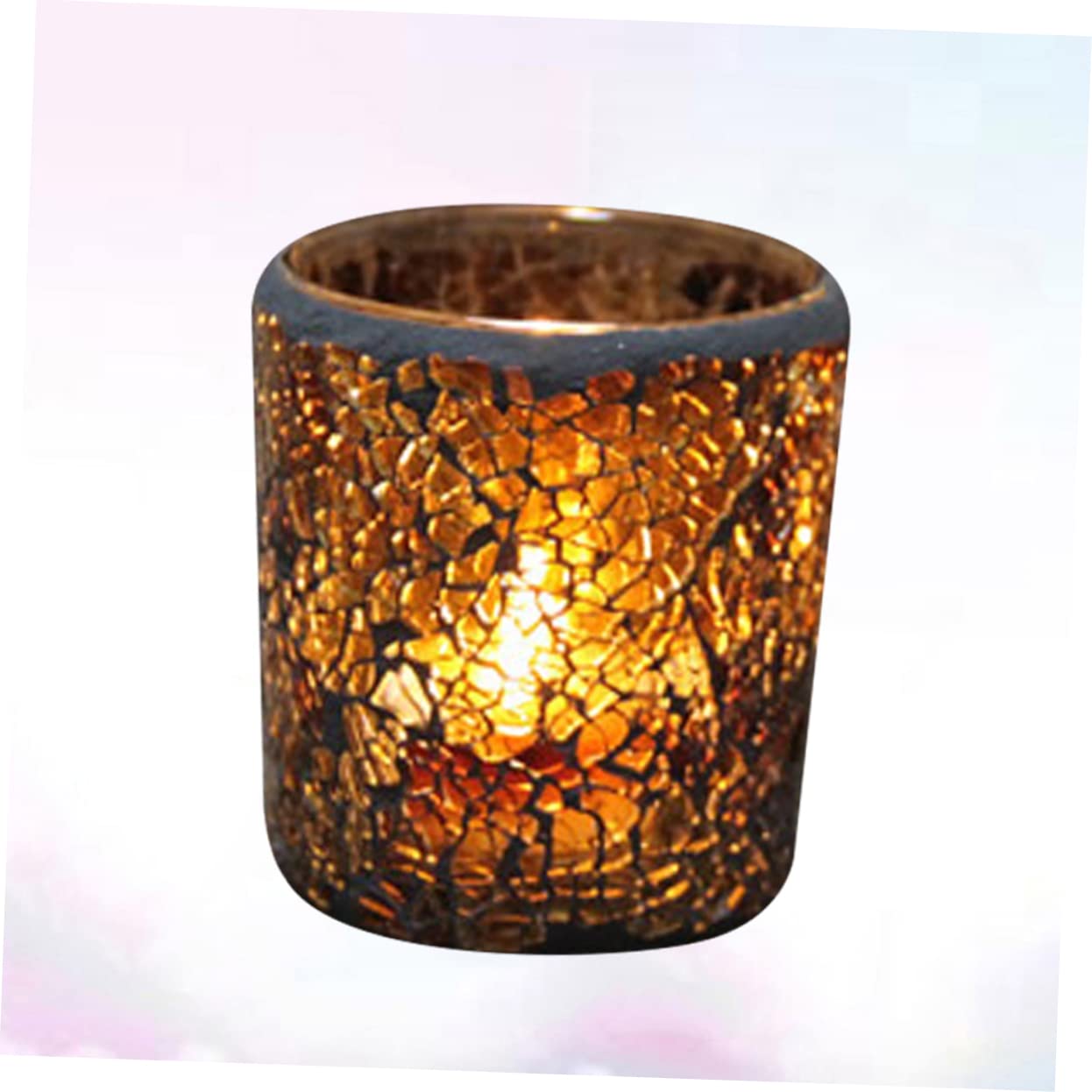2 tarros de cristal de mosaico, centro de mesa, decoración marroquí para el hogar, portavelas de cristal, portavelas de té, portavelas de cristal, pequeño portavelas de té, vela de boda