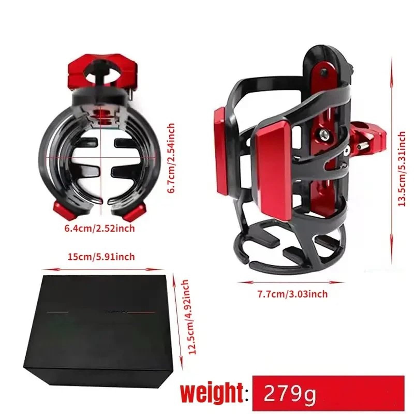 Support Telephone Velo pour BMW R1200GS R1250GS R 1200GS R1250 GS R 1250 GS LC ADV Moto Boisson Bouteille d'eau Cage Boisson Support Verre Support Sdand Telephone Moto Rotation(Blue)
