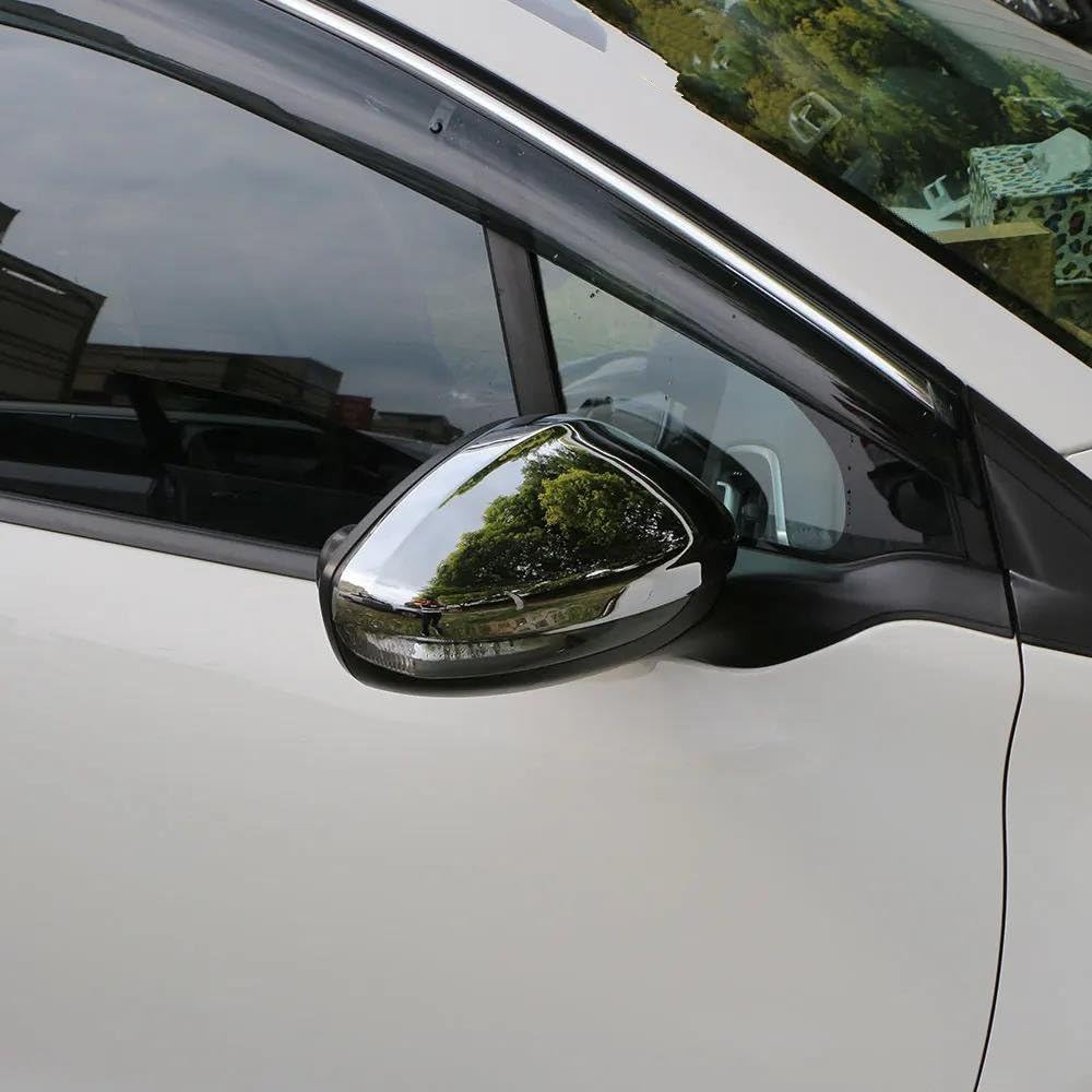 Alloggiamento Specchietto Retrovisore Per Peugeot 208 2014 - 2017 ABS Cromato Specchietto Retrovisore Per Auto Lato Sinistro Destro Tappo Di Protezione Custodia Adesivi 2 Pezzi Specchietto Retrovisore