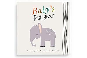 First 5 Years Baby Memory Book: For Baby's First-Year Milestone Journey