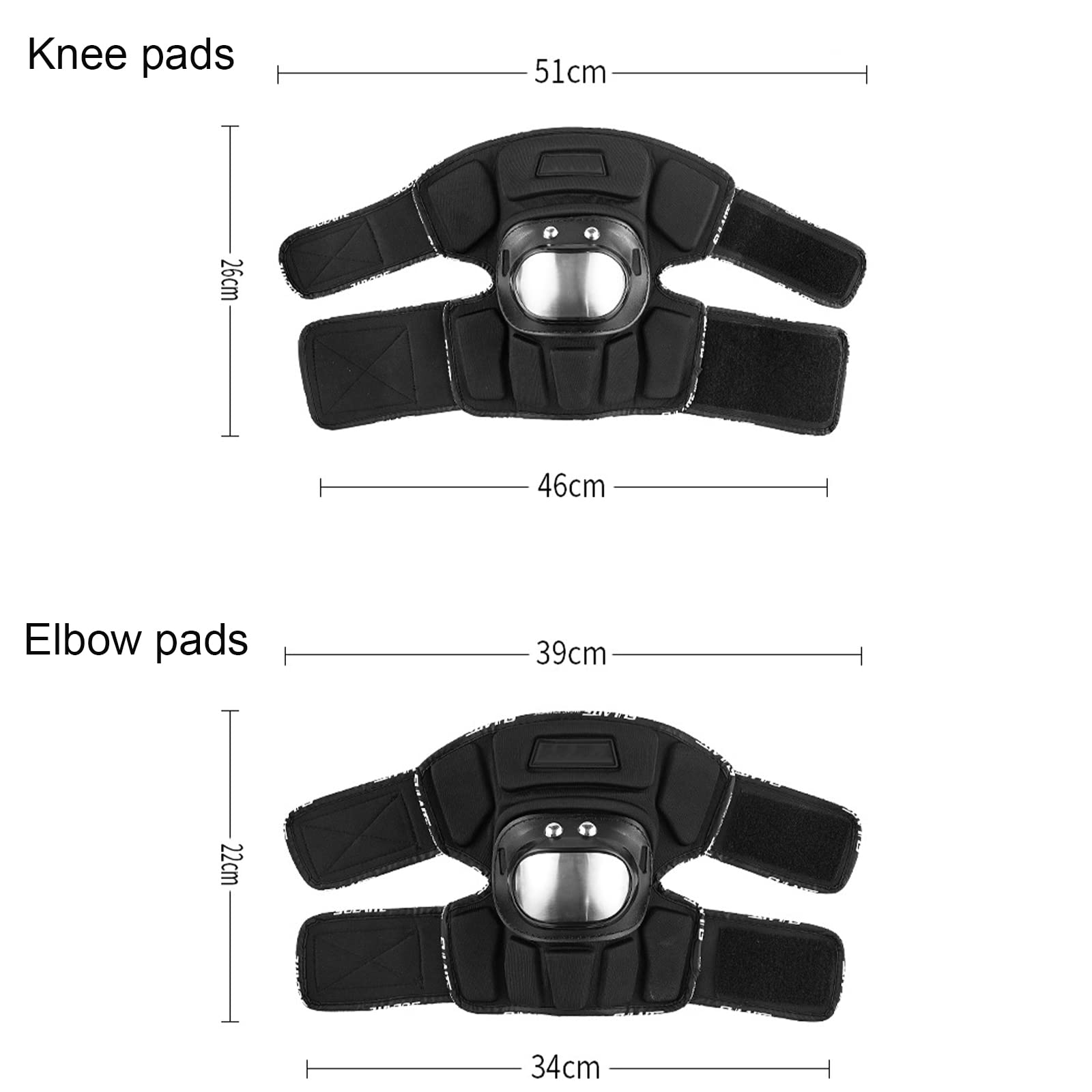 Moto 4 Pz/Set Ginocchiere Gomito in Acciaio Inox Ginocchiere Racing Kit Protezioni Protezioni Equipaggiamento per Adulti