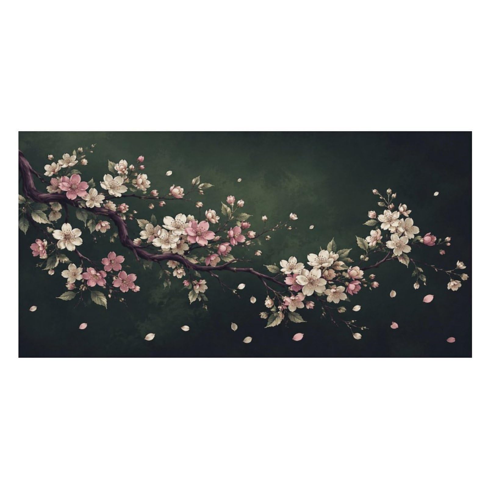 Anceky Floral Branch Cherry Blossom Oversized Beach Towel Quick Dry Sand Free Microfiber Travel Towel Lightweight Multi Purpose Beach Blanket Pool Gym Bath Towel 63x31 in