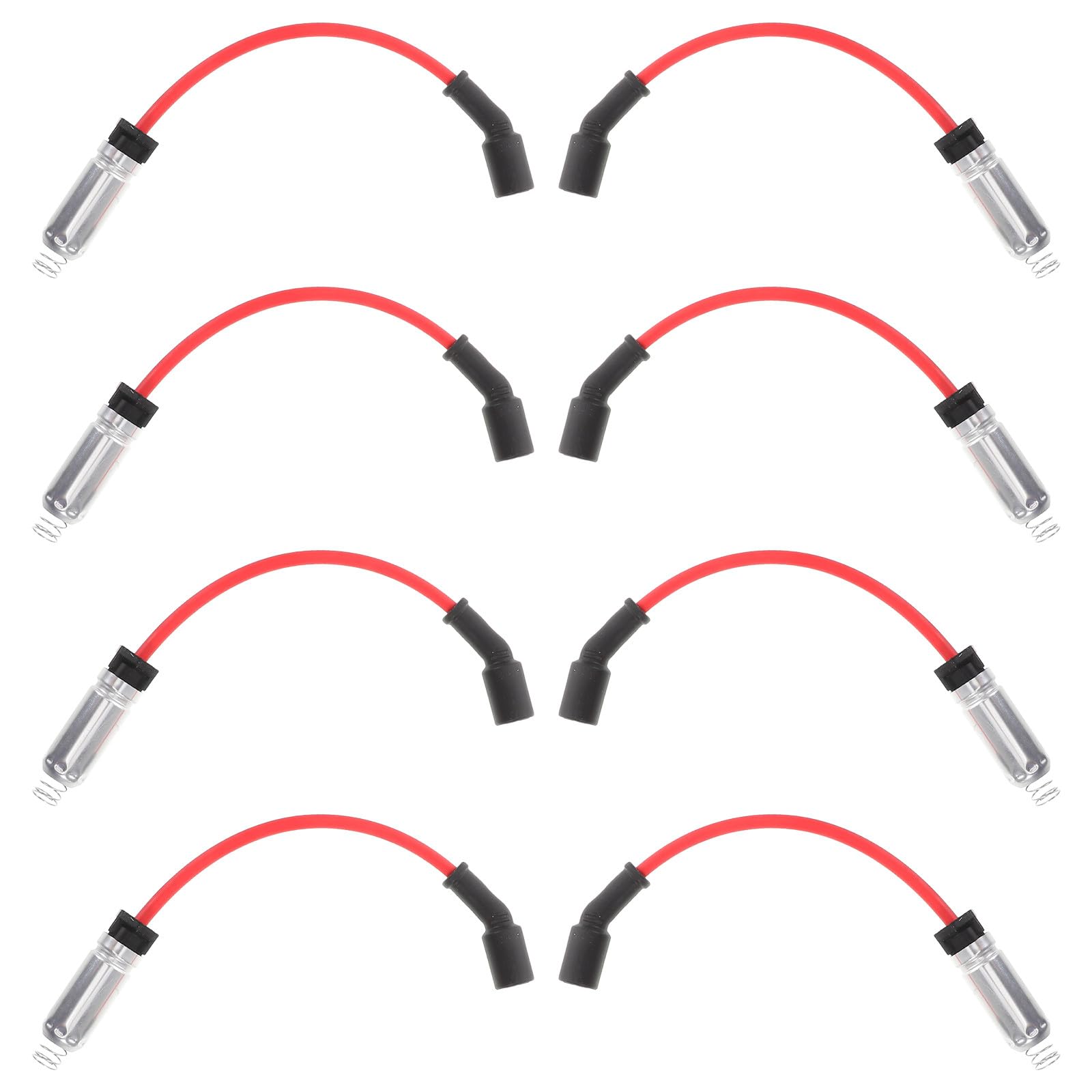 Cables de encendido VALICLUD resistentes a alta temperatura de 8 piezas 8