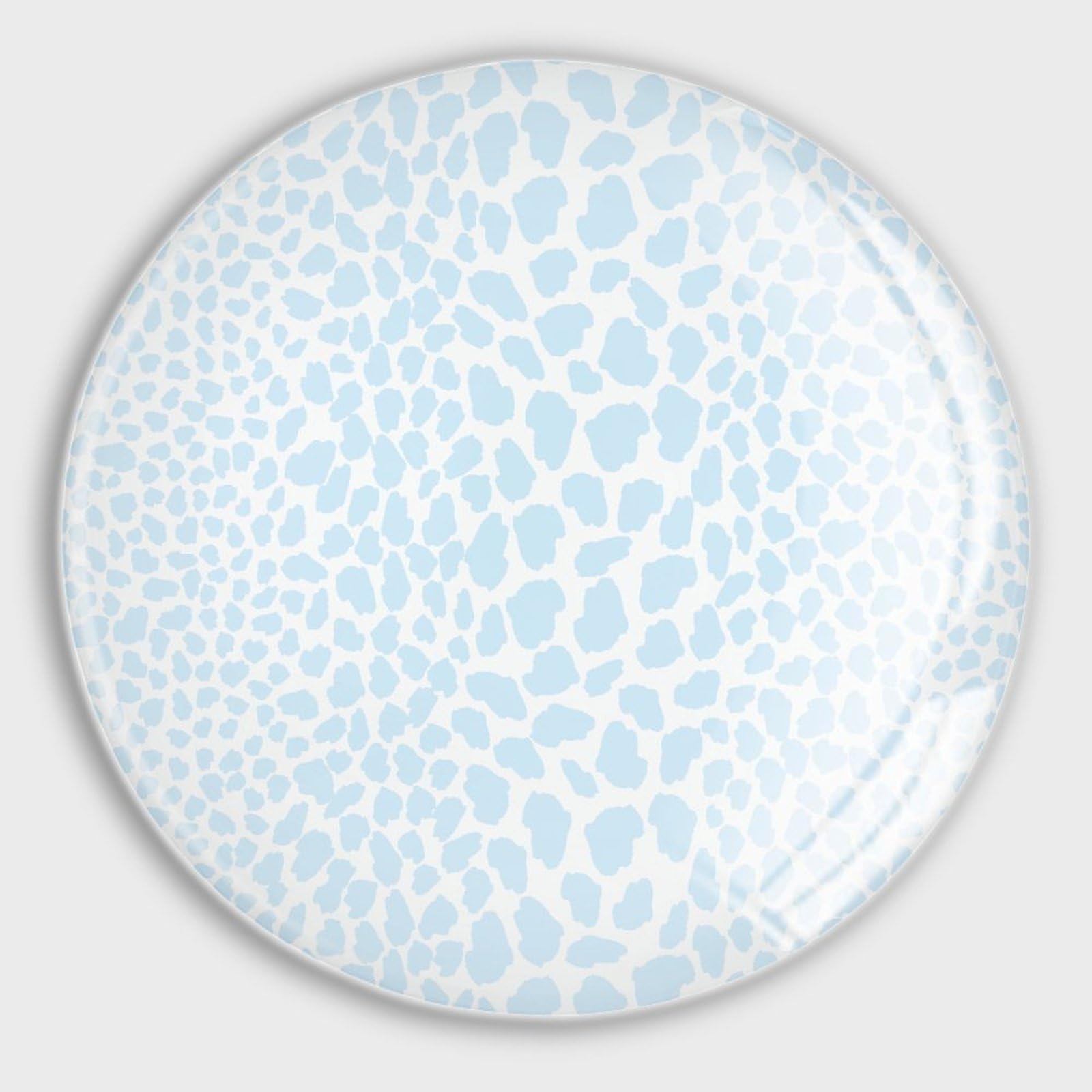 Aimants en verre léopard bleu (lot de 4) pour réfrigérateur et tableaux noirs