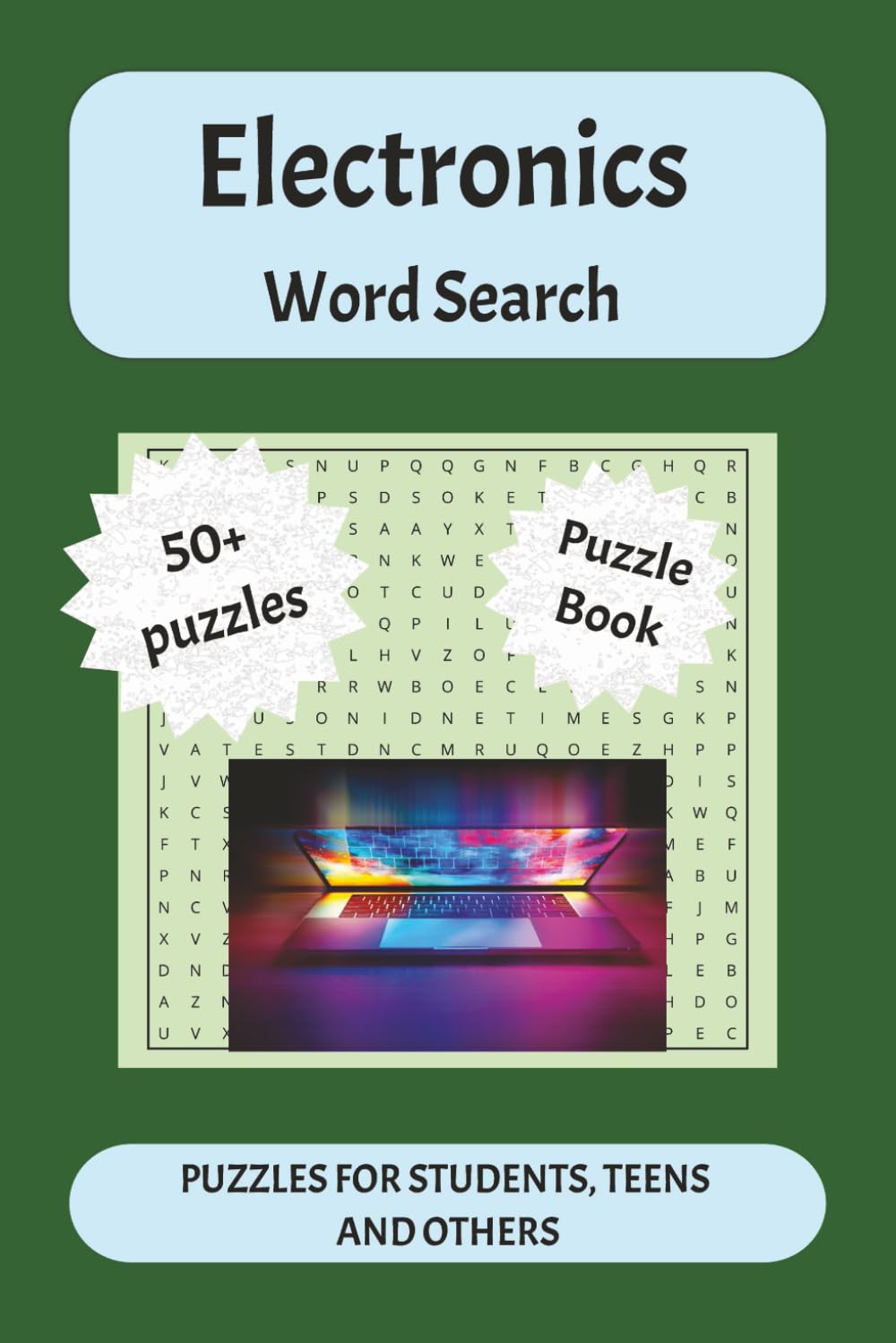 Electronics Word Search Book: Educational Puzzles to Learn Electronics Terms, Electrical Components, Circuits, and STEM Basics