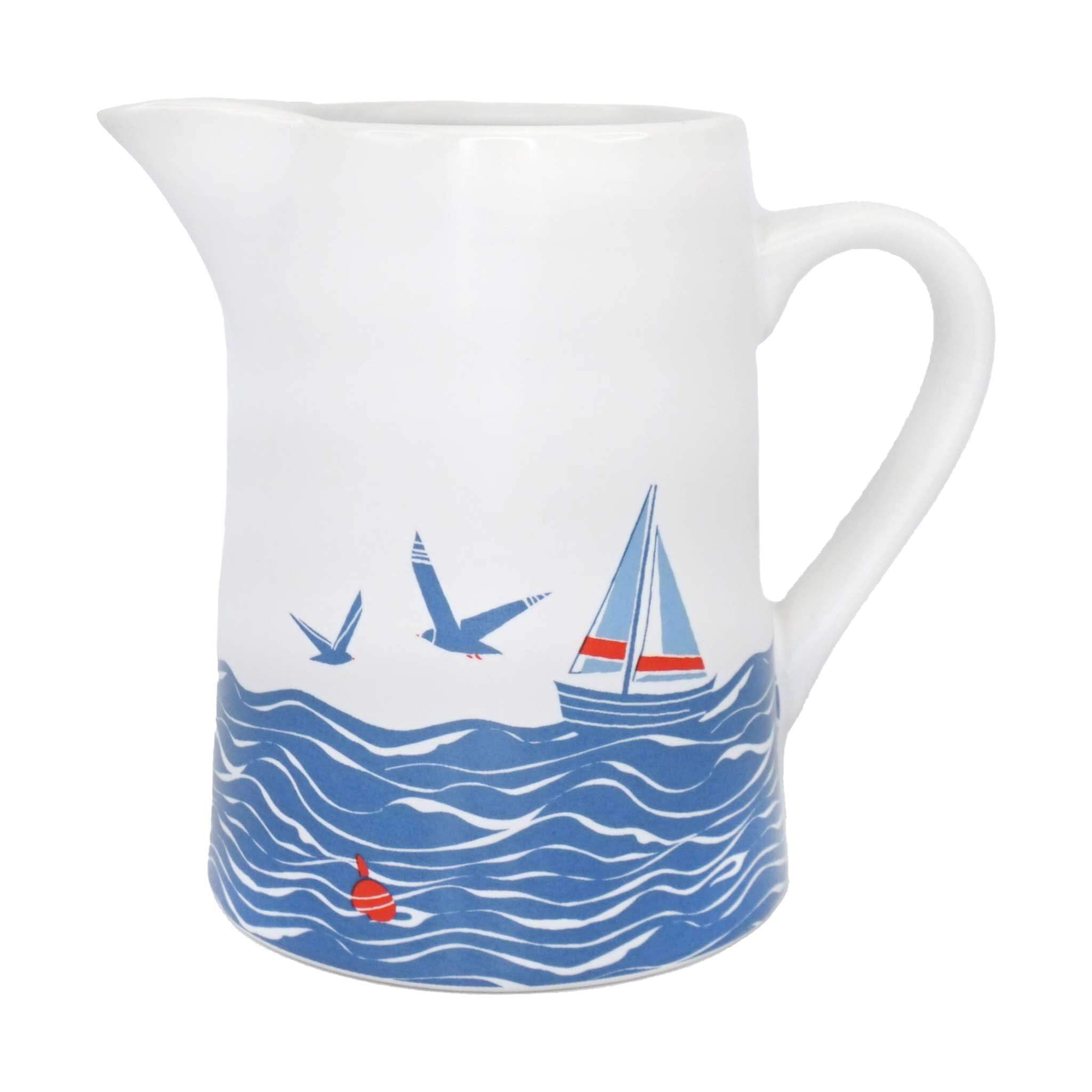 NEW Jug Ceramic (17.5 fl oz) - Coastal
