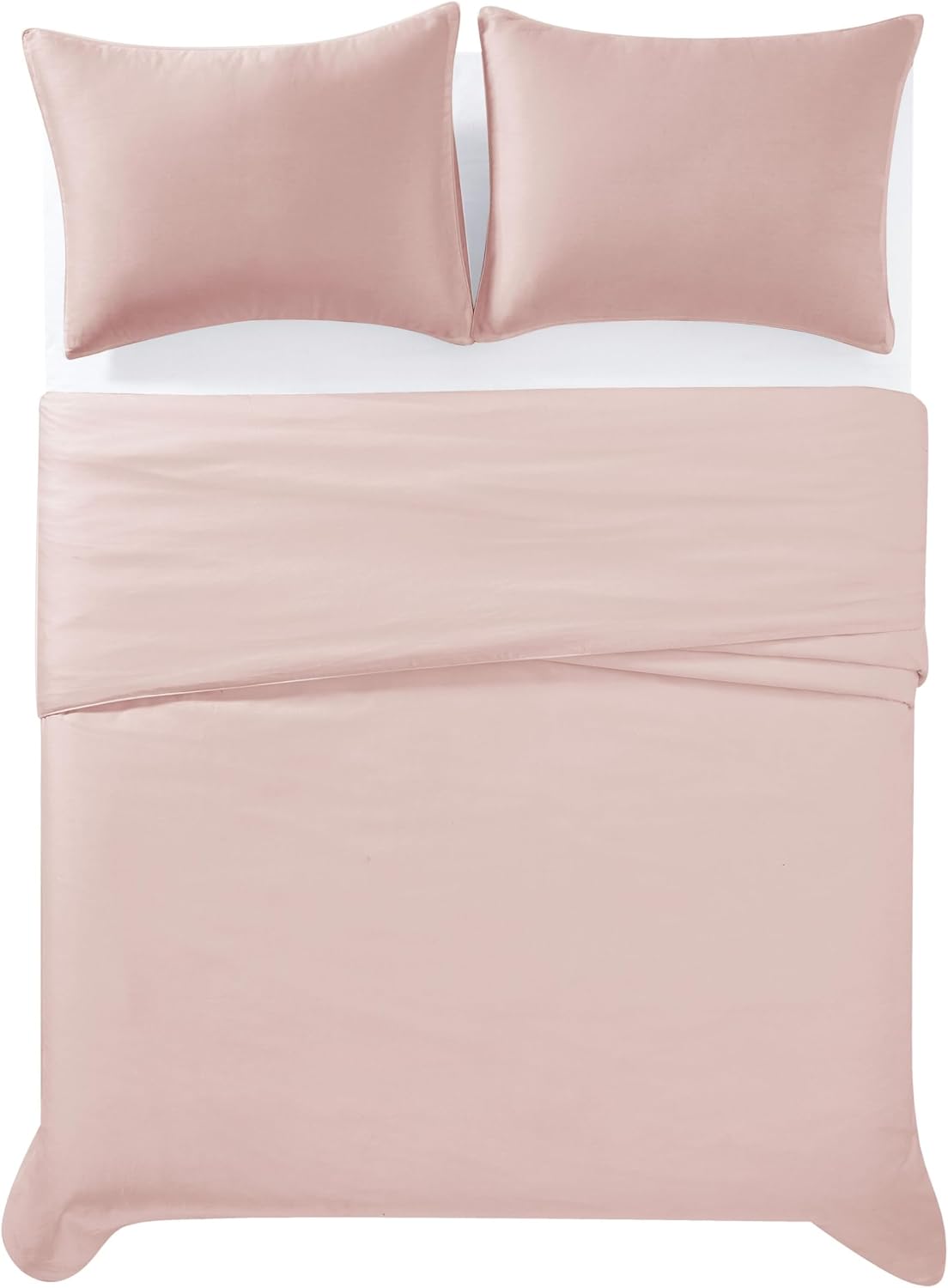 Christian Siriano NY® 300TC Cotton Sateen Blush Full/Queen 3 Piece Duvet Set