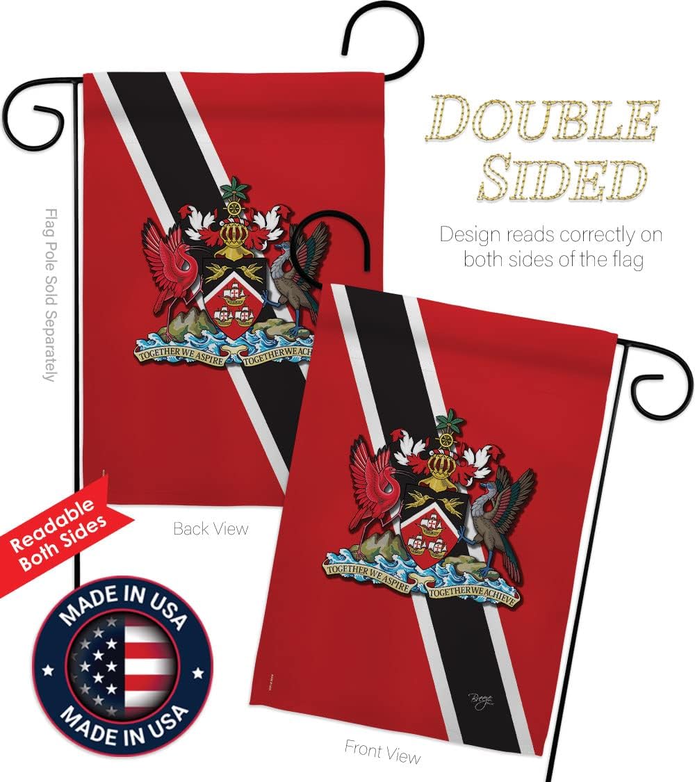 Breeze Decor 710320581720 Regional Nation International World Country Particular Area House Decoration Banner Small Yard Gift Double-Sided, Made in USA