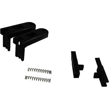 WRS 2.5" Black Tilt Latch Set - Replacement Window Sash Latches, Surface Mount - View #10