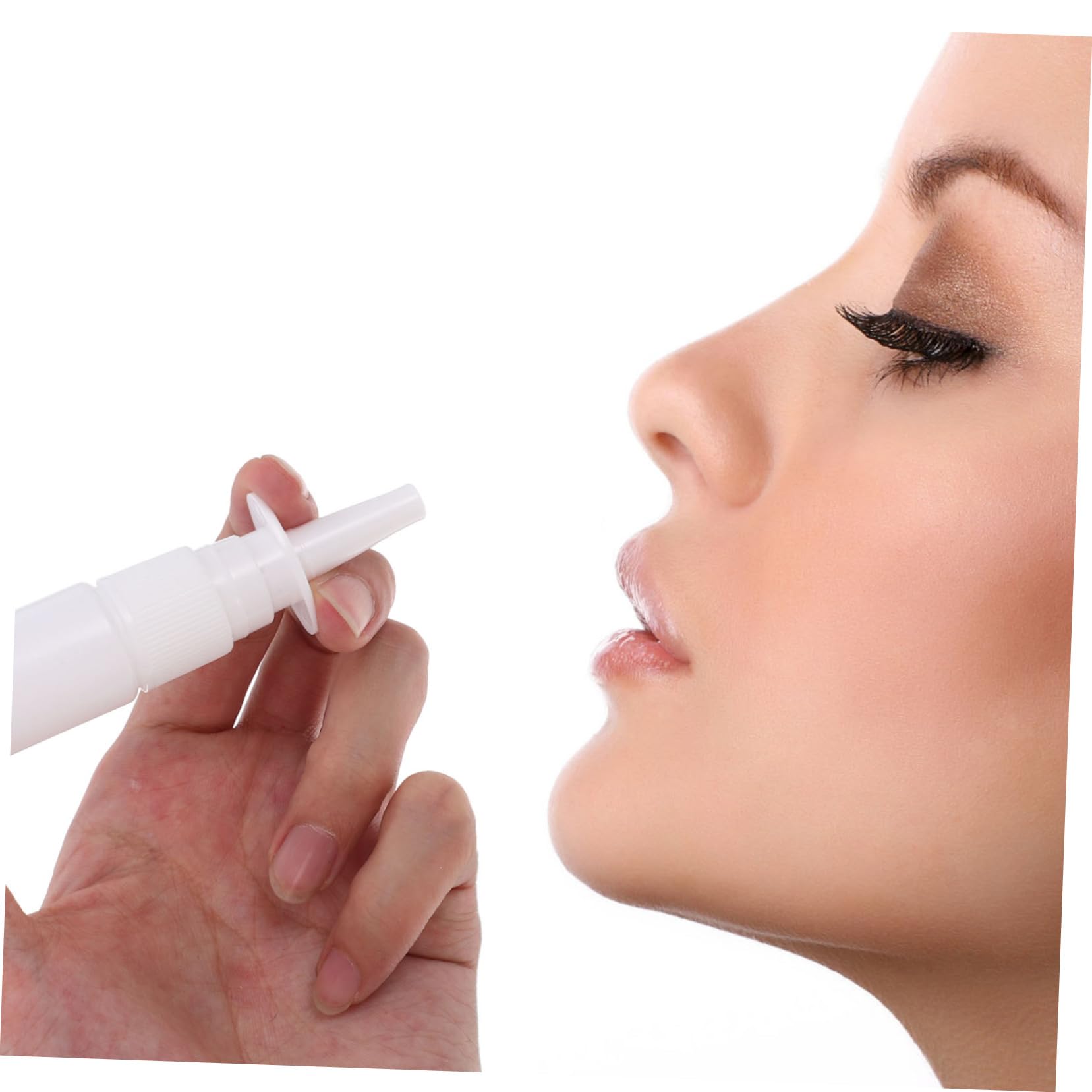 200 Stück Nasenspray Nachfüllflasche 10ml Wiederbefüllbare Sprühflasche aus Pe mit Klarem Schutzdeckel Tragbare Kosmetik Reiseflasche für Reise und Outdoor