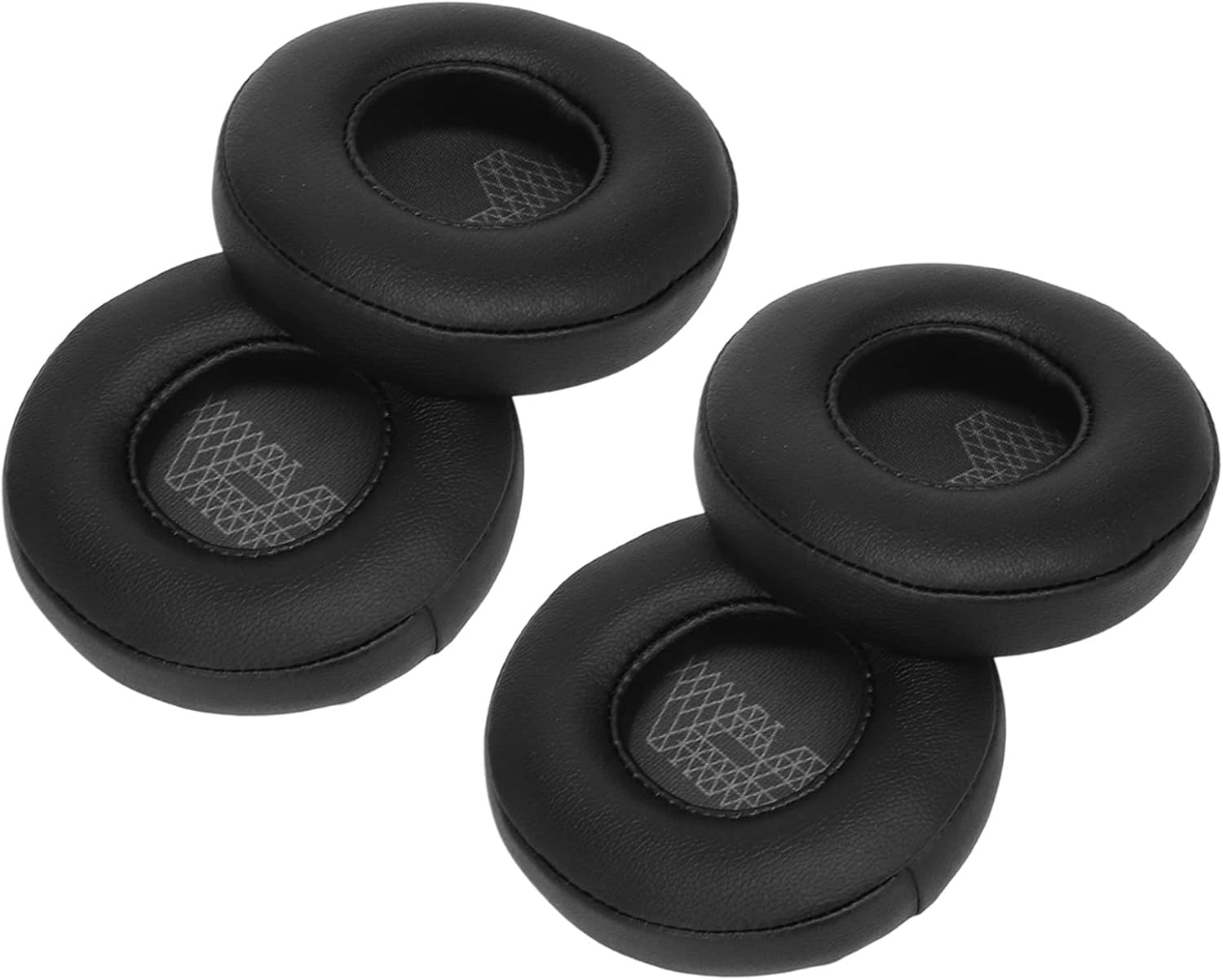 2 Pairs Replacement Ear Pads for Live 400BT 460NC Headphones Earpads, Headset Protein Leather Ear Cushion Repair (Black)