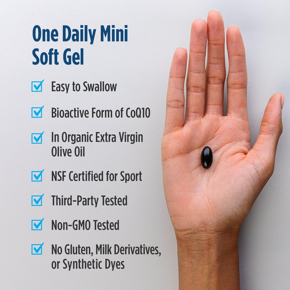 Nordic Naturals CoQ10 Ubiquinol Sport, 100mg, Heart & Performance - 60Count — Amazon image 5