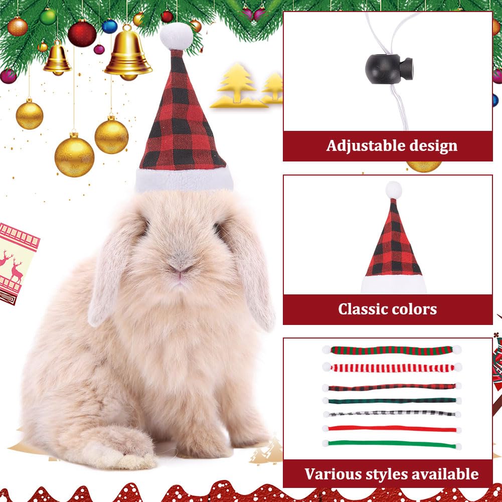 Set 12 Pezzi Cappellini E Sciarpe Di Natale Per Animali Piccoli - Per Galline, Criceti, Pappagalli, Decorazioni Festive