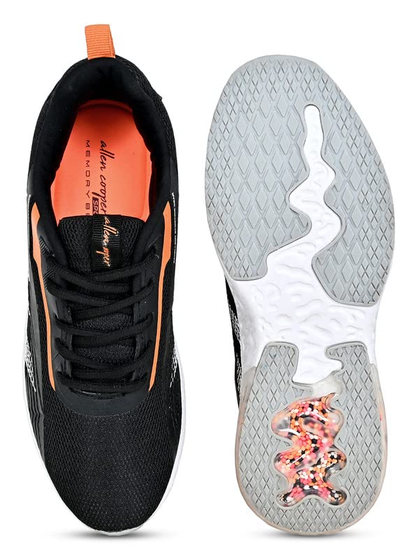 Image of Allen Cooper Training,Road Running,Cricket,Gym,Sports Comfortable Extra Max Cusion with Memory Foam Insole Running Shoes for Men(509 | Navy | Size-6,7,8,9,10)