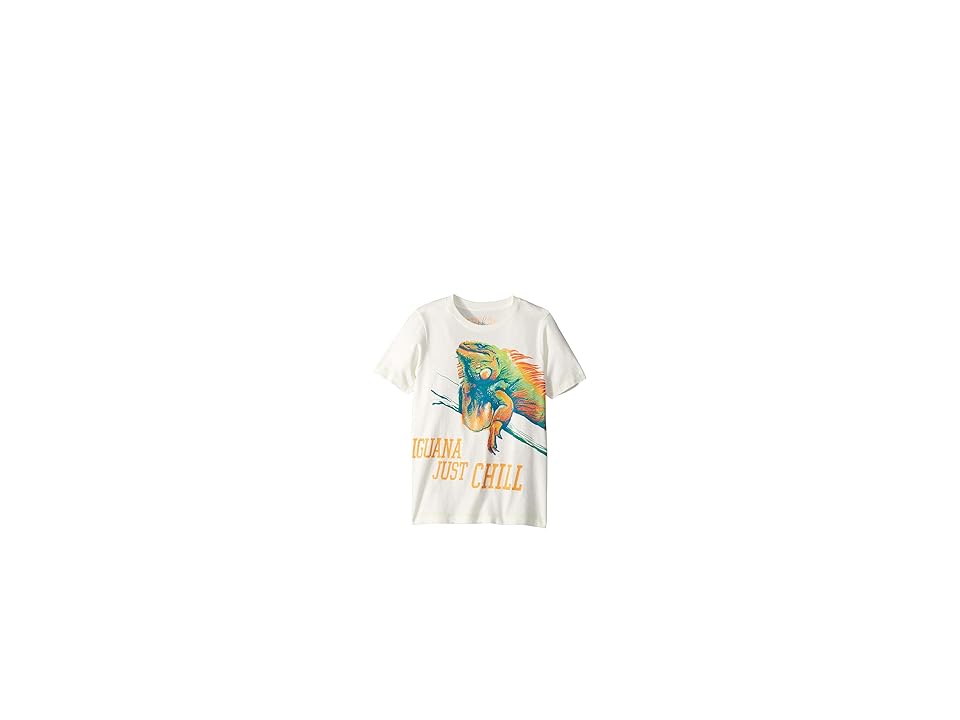 

PEEK Iguana Chill Tee (Toddler/Little Kids/Big Kids) (Ivory) Boy's Clothing, White