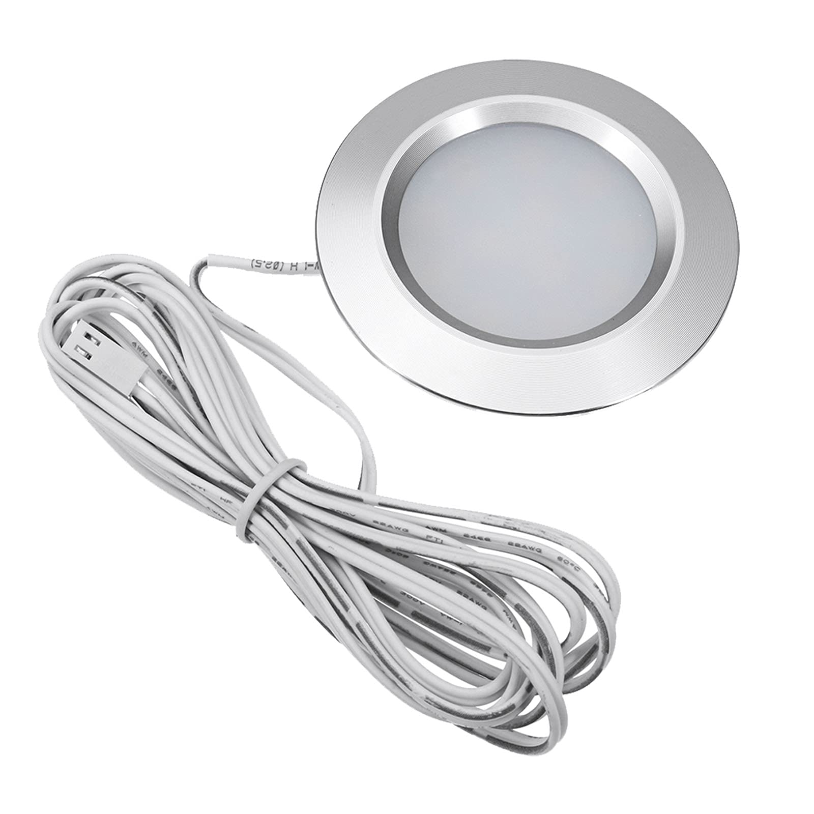 JUTTAUTO 6 Stück 12V LED Innenstrahler Campingwagen Deckenlampe Deckenlampe Dimmbar mit Fernbedienung Campingmobil Beleuchtung für T4 T5 Wohnmobil Wohnwagen Boot Yacht
