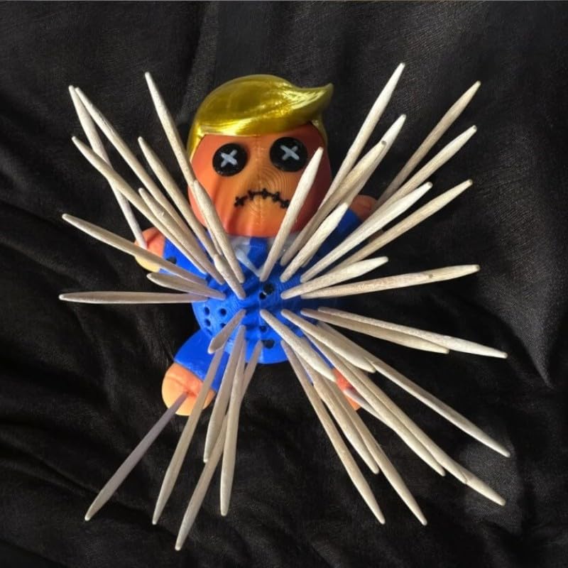 YuuQiingd VooDoo Doll Toothpick Holder Political Funny