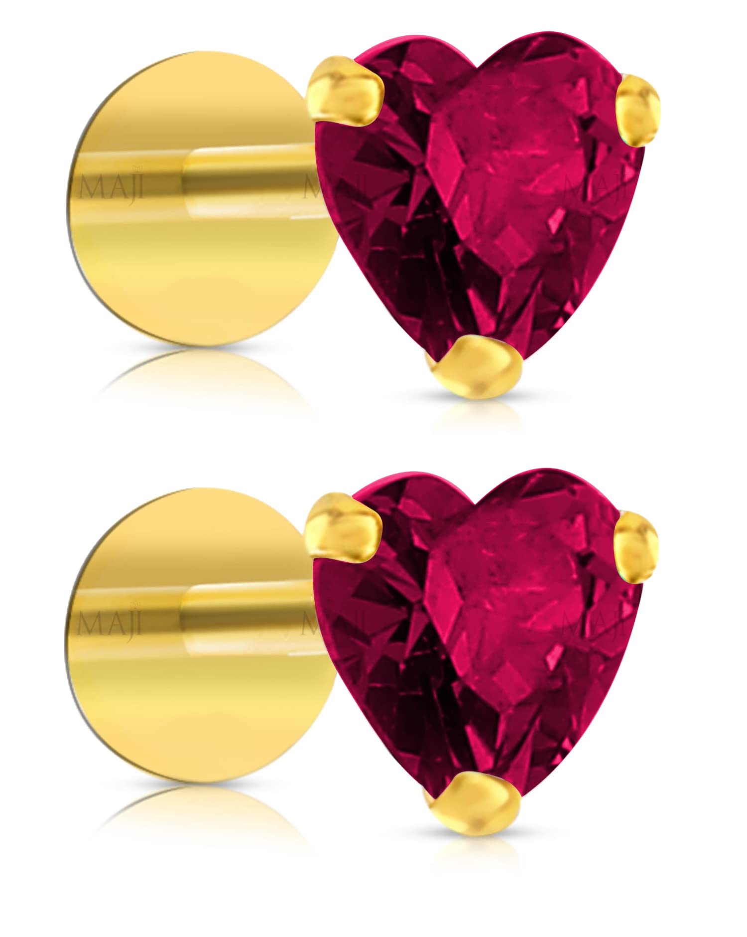 See full amazon price history chart for MAJI by GEHLOT Combo Heart Shape Diamond | Pure Gold | Piercing Pair Nose Pins Studs/Earring For Women And Girl - 2 unit (Dark Pink) MAJI by GEHLOT Combo Heart Shape Diamond | Pure Gold | Piercing Pair Nose Pins Studs/Earring For Women And Girl - 2 unit (Dark Pink) (B0B568M3VR) Amazon Price History, Amazon Price Tracker