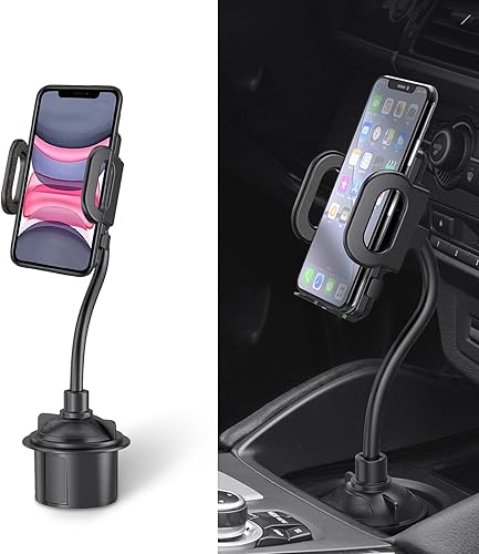 Yonput 1 soporte de teléfono para portavasos de automóvil soporte universal para teléfono celular para automóvil soporte de teléfono celular
