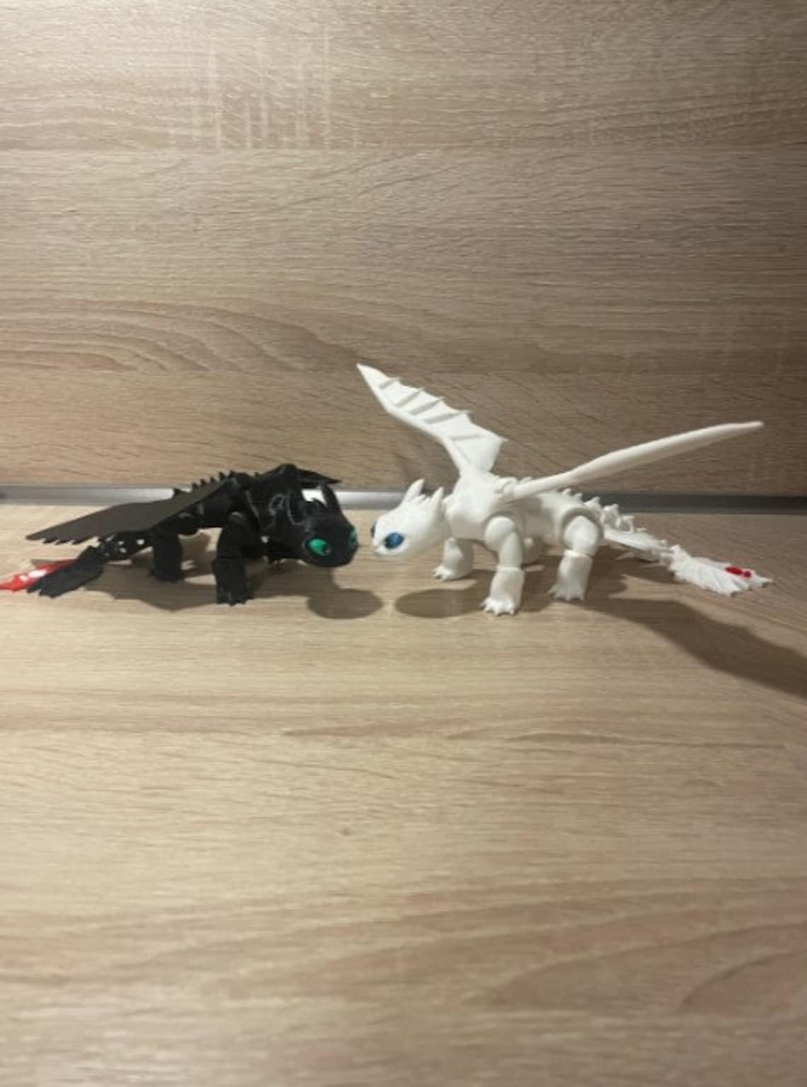 Dragon Toys for Kids, Collectible Toys, Mini Dragon Toy, Dragon Action Figure, Dragon Toy for Fans & Collectors (Black-White) 3